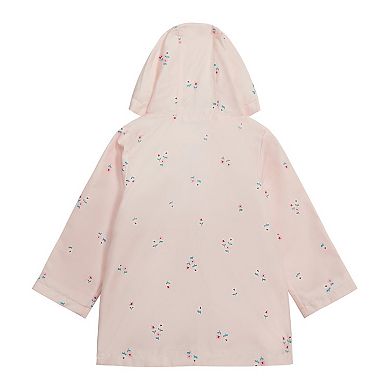 Baby & Toddler Girl Carter's Light Pink Floral Raincoat