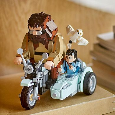 LEGO Harry Potter Hagrid & Harry's Motorcycle Ride Building Toy 76443