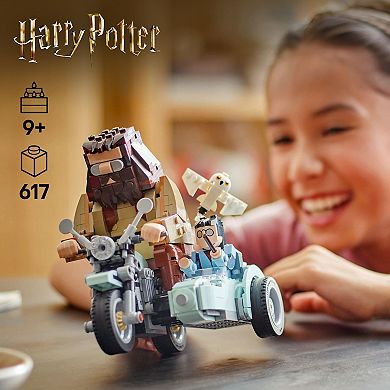 LEGO Harry Potter Hagrid & Harry's Motorcycle Ride Building Toy 76443
