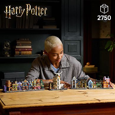 LEGO Harry Potter Diagon Alley Wizarding Shops Collectible Building Set 76444