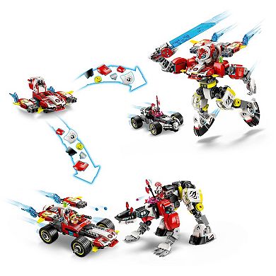 LEGO DREAMZzz Cooper's Tiger Mech & Zero's Hot Rod Car Building Toy 71497