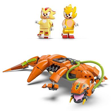 LEGO Sonic the Hedgehog Super Shadow vs. Biolizard Building Toy for Kids 77003