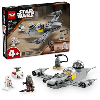LEGO Star Wars: The Mandalorian Mando and Grogu's N-1 Starfighter Building Toy 75410