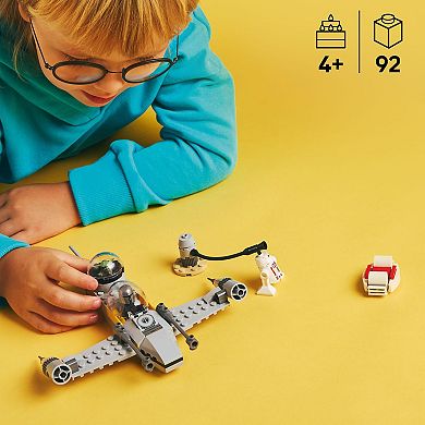 LEGO Star Wars: The Mandalorian Mando and Grogu's N-1 Starfighter Building Toy 75410