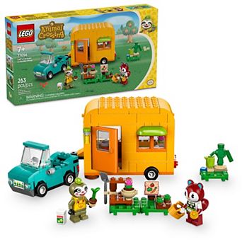 LEGO Animal Crossing Leif's Caravan & Garden Shop Building Toy 77054
