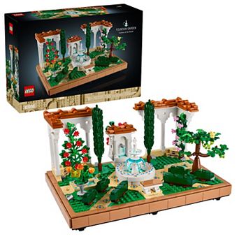 LEGO Icons Fountain Garden 10359 Building Kit (1302 Pieces)