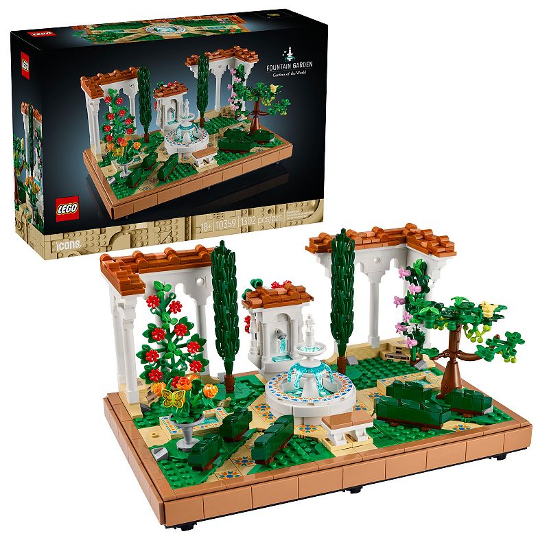 LEGO - Icons Fountain Garden Building Set for Adults 10359