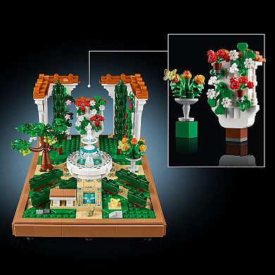 LEGO Icons Fountain Garden 10359 Building Kit (1302 Pieces)
