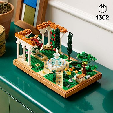 LEGO Icons Fountain Garden 10359 Building Kit (1302 Pieces)