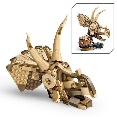 LEGO Jurassic World Dinosaur Fossils Triceratops Skull Building Toy 76969