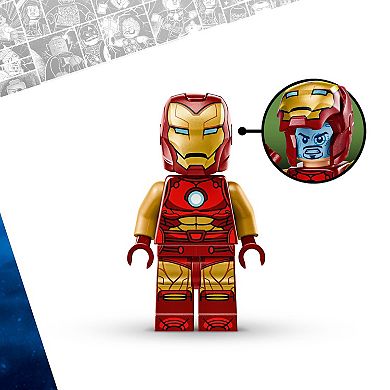 LEGO Marvel Iron Man Mech vs. Ultron Building Toy Set 76307