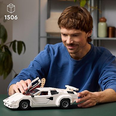 LEGO Icons Lamborghini Countach 5000 Quattrovalvole 10337 Building Kit (1506 Pieces)