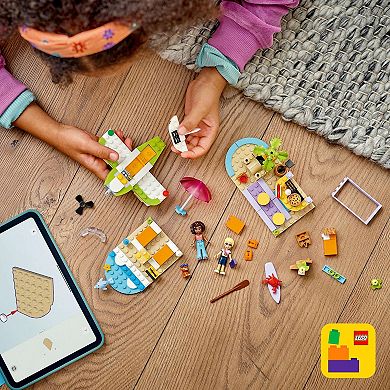 LEGO Friends Creative Beach and Travel Suitcase Toy Building Set 42672