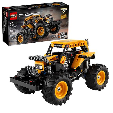 Детские конструкторы LEGO Technic Monster Jam DIGatron Pull-Back Monster Truck Building Toy 42199