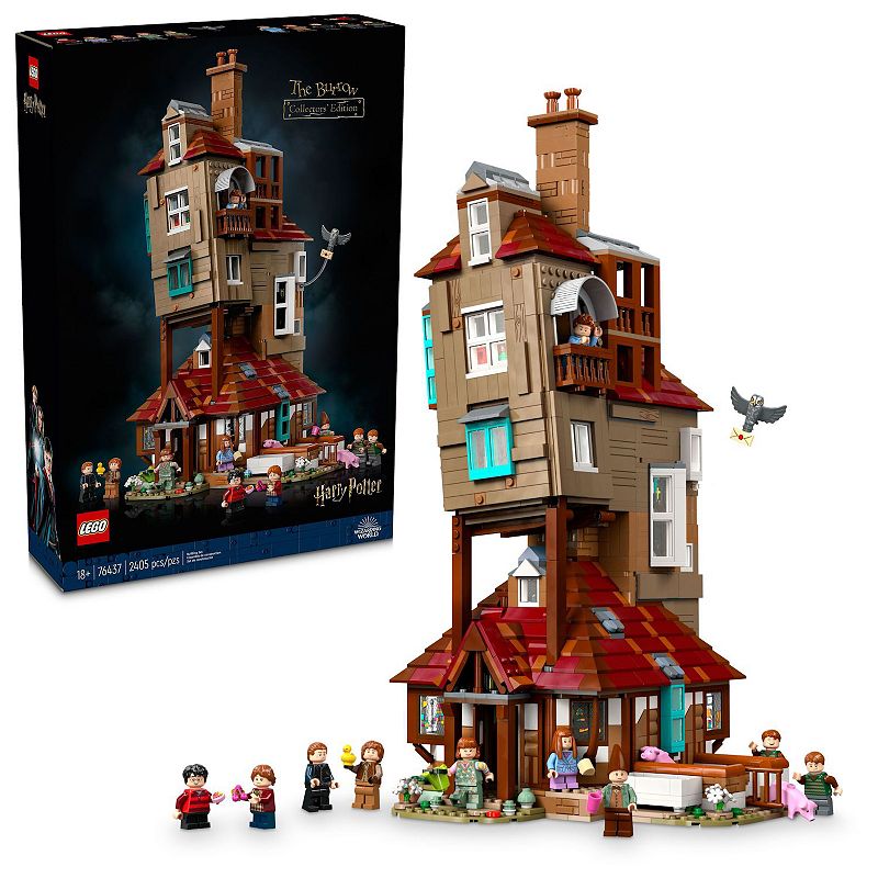 LEGO - Harry Potter The Burrow – Collectors’ Edition, Weasley House Building Set 76437
