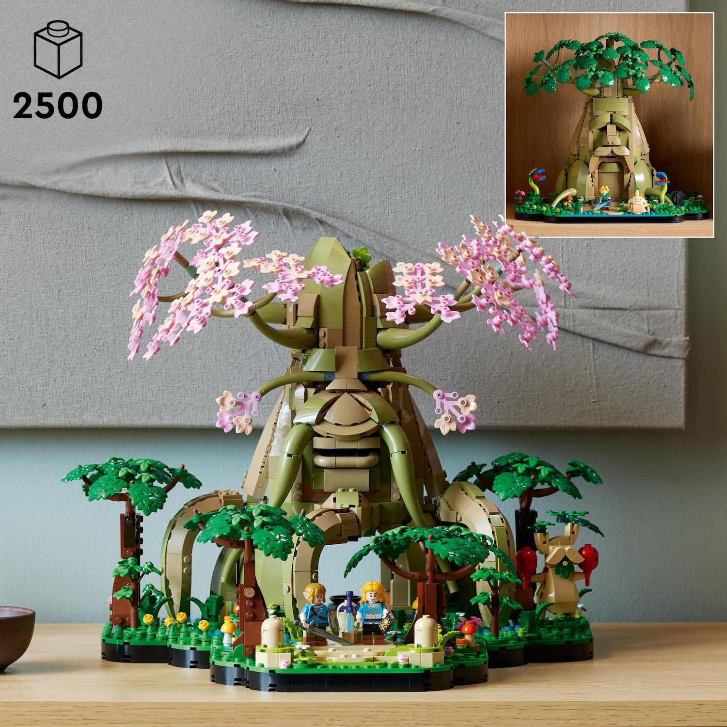 LEGO The Legend of Zelda Great Deku Tree 2in1 Building Set for Adults 77092