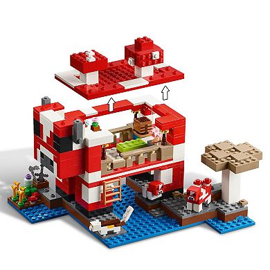LEGO Minecraft The Mooshroom House Building Toy 21270