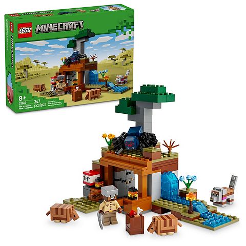 Детские конструкторы LEGO Minecraft The Armadillo Mine Expedition 21269 Building Kit (247 Pieces)
