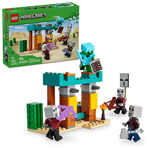 Детские конструкторы LEGO Minecraft The Illager Desert Patrol 21267 Building Kit (105 Pieces)