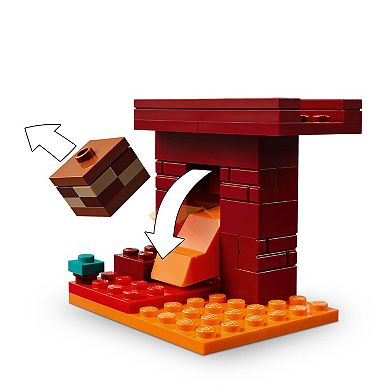 LEGO Minecraft The Nether Lava Battle 21266 Building Kit (99 Pieces)