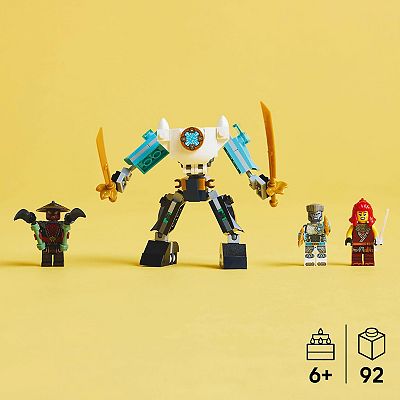 LEGO NINJAGO Zane's Battle Suit Mech Ninja Toy 71827