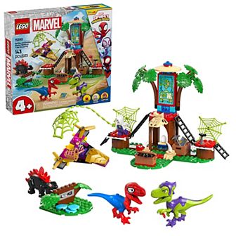 LEGO Marvel Spidey And His Amazing Friends Spidey and Gobby's Raptor Battle at Tree House HQ 11200 Building Kit (143 Pieces)