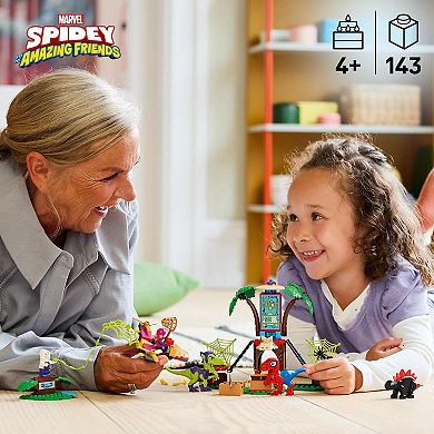 LEGO Marvel Spidey And His Amazing Friends Spidey and Gobby's Raptor Battle at Tree House HQ 11200 Building Kit (143 Pieces)