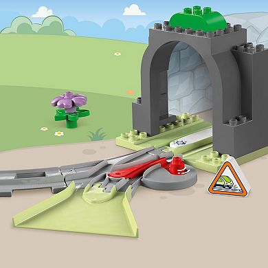LEGO DUPLO Town Train Tunnel and Tracks Expansion Set 10425 Building Kit (20 Pieces)