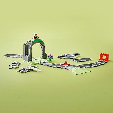 LEGO DUPLO Town Train Tunnel and Tracks Expansion Set 10425 Building Kit (20 Pieces)
