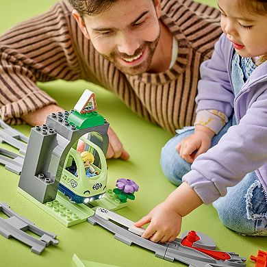 LEGO DUPLO Town Train Tunnel and Tracks Expansion Set 10425 Building Kit (20 Pieces)