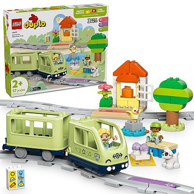 LEGO DUPLO Town Interactive Adventure Train Set 10427 Building Kit (57  Pieces)