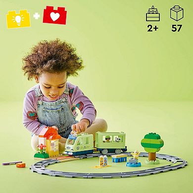 LEGO DUPLO Town Interactive Adventure Train Set 10427 Building Kit (57 Pieces)