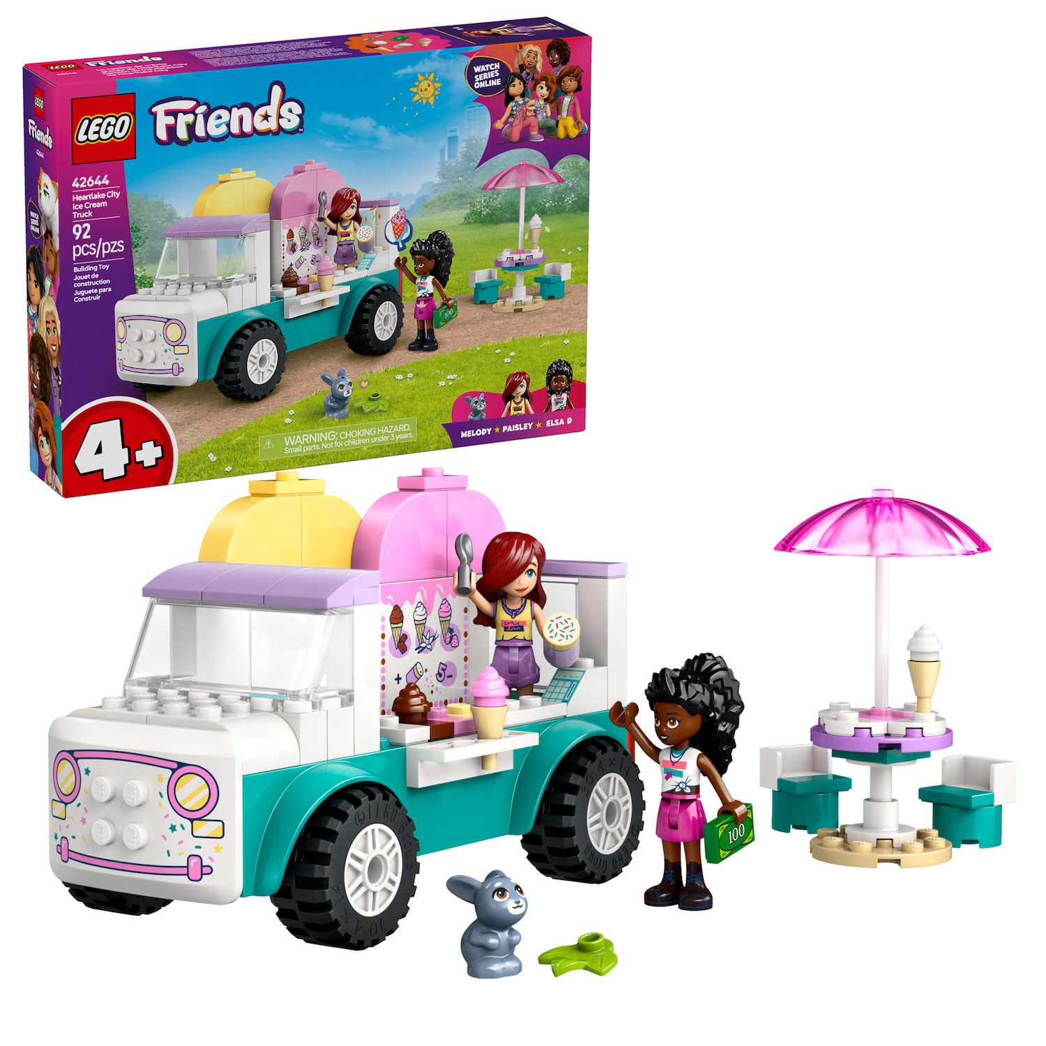 Детские конструкторы LEGO Friends Heartlake City Ice Cream Truck Building Toy 42644