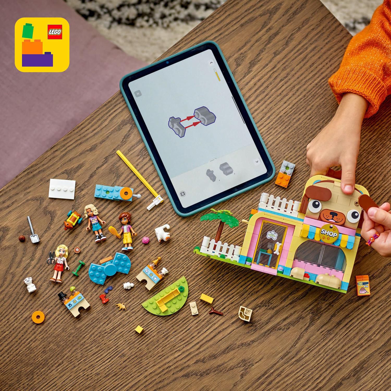 Детские конструкторы LEGO Friends Pet Accessories Shop Pretend Play Set 42650 — фото 6