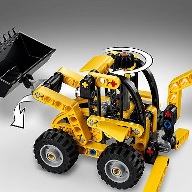 LEGO Technic Backhoe Loader Construction Toy 42197 Building Kit (104 Pieces)