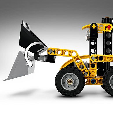 LEGO Technic Backhoe Loader Construction Toy 42197 Building Kit (104 Pieces)
