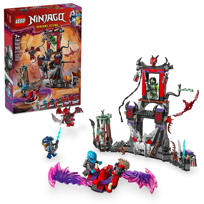 LEGO NINJAGO Dragonian Storm Village Toy Building Set 71841