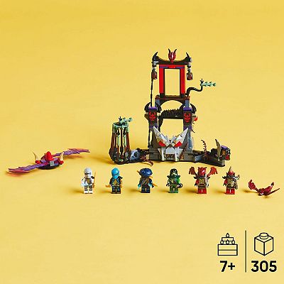LEGO NINJAGO Dragonian Storm Village Toy Building Set 71841