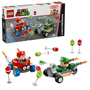 LEGO Super Mario: Mario Kart Baby Mario vs. Baby Luigi Building Toy 72034