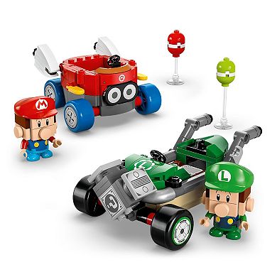 LEGO Super Mario: Mario Kart Baby Mario vs. Baby Luigi Building Toy 72034