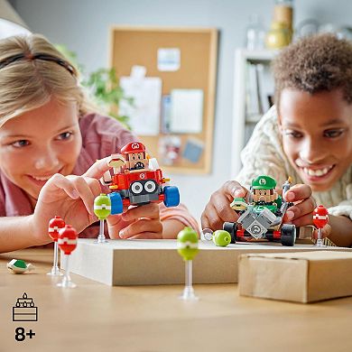 LEGO Super Mario: Mario Kart Baby Mario vs. Baby Luigi Building Toy 72034