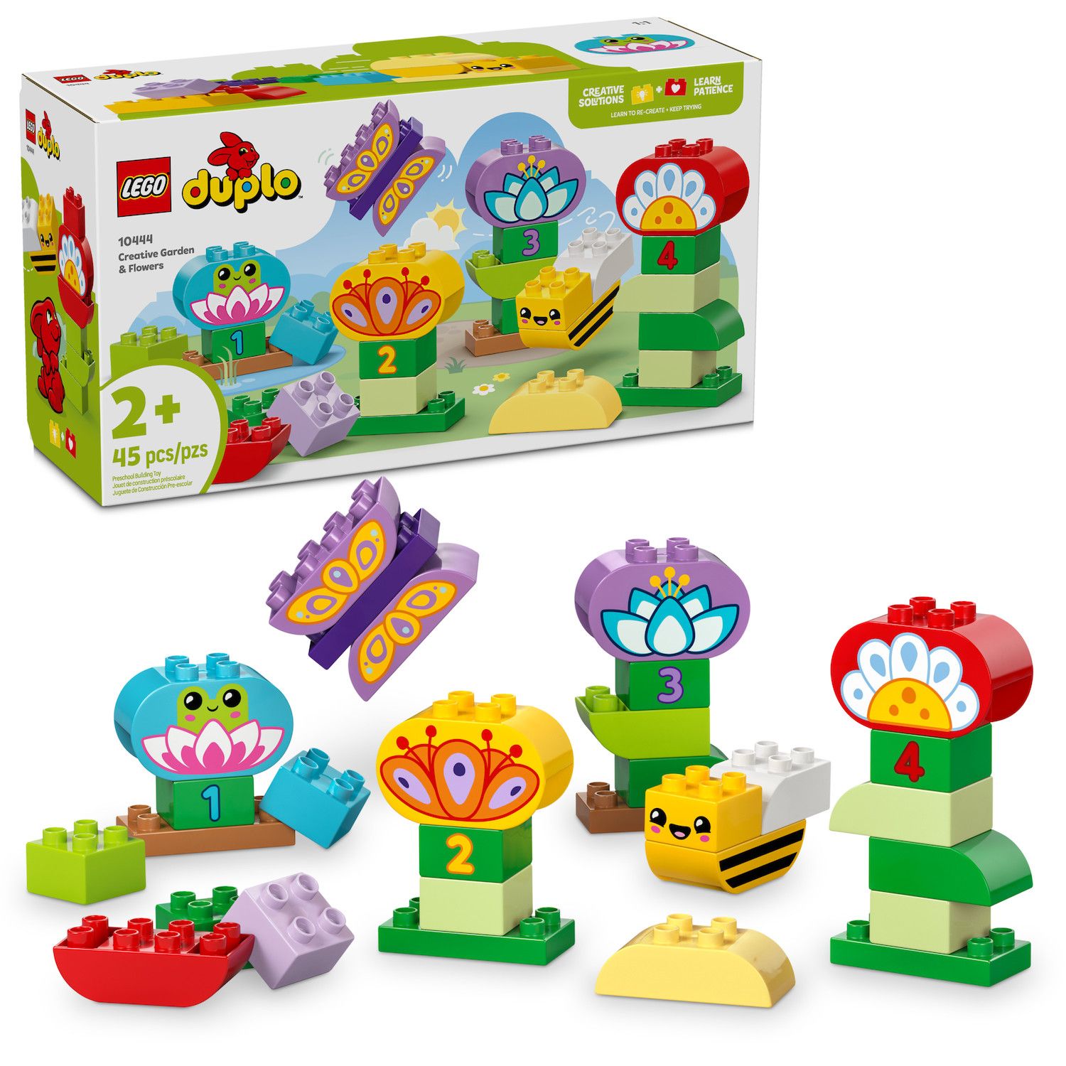 Детский конструктор LEGO Duplo Town Creative Garden & Flowers 10444 Building Kit (45 Pieces) — фото 1