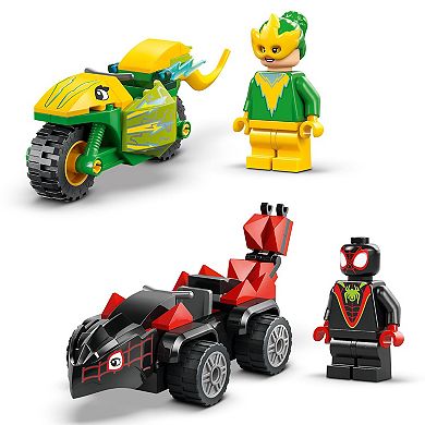 LEGO Marvel Spidey And His Amazing Friends Spin and Electro Dinosaur Vehicle Chase 11198 Building Kit (124 Pieces)