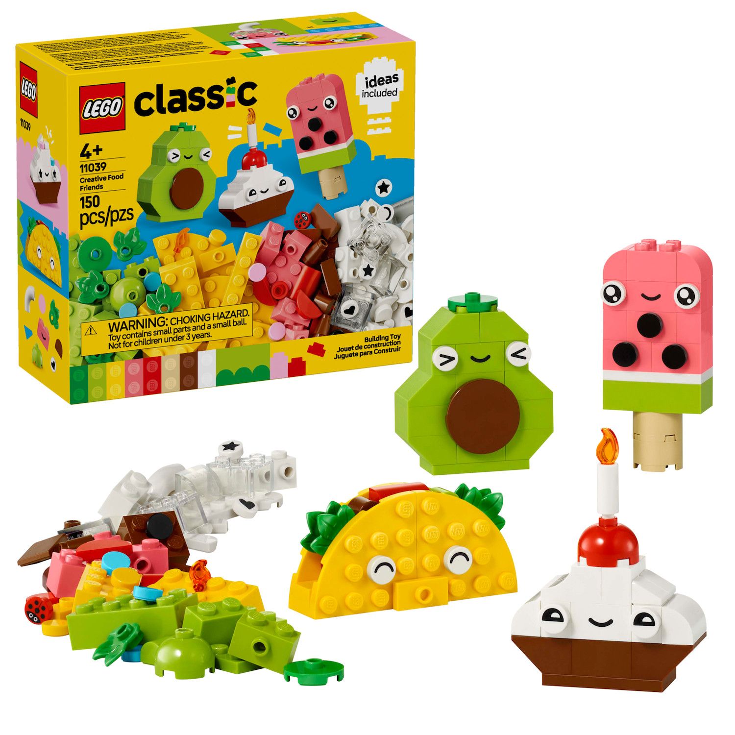 Детский конструктор LEGO Classic Creative Food Friends 11039 Building Kit (150 Pieces) — фото 1