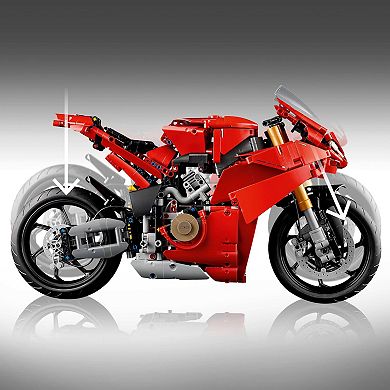 LEGO Technic Ducati Panigale V4 S Motorcycle Model Building Set 42202