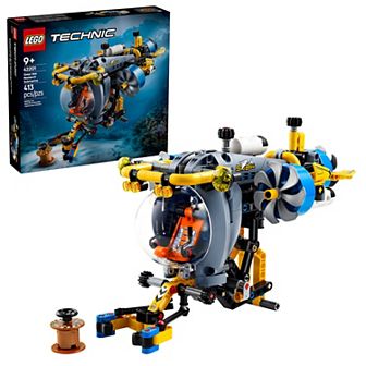 LEGO Technic Deep-Sea Research Submarine 42201 Building Kit (413 Pieces)