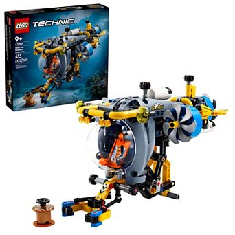 LEGO Technic Deep-Sea Research Submarine 42201 Building Kit (413 Pieces)