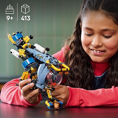 LEGO Technic Deep-Sea Research Submarine 42201 Building Kit (413 Pieces)