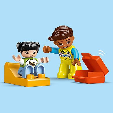 LEGO DUPLO Town Ambulance & Driver 10447 Building Kit (19 Pieces)