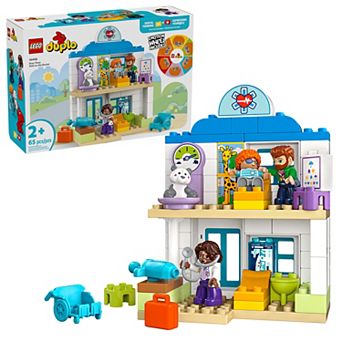 LEGO DUPLO Town First Time Visit with the Doctor Office Playset 10449 Building Kit (65 Pieces)